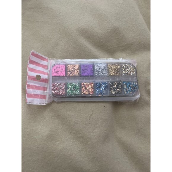 NWT Metallic & Sparkle Nail Design Foil - Set of 12 - Picture 4 of 6